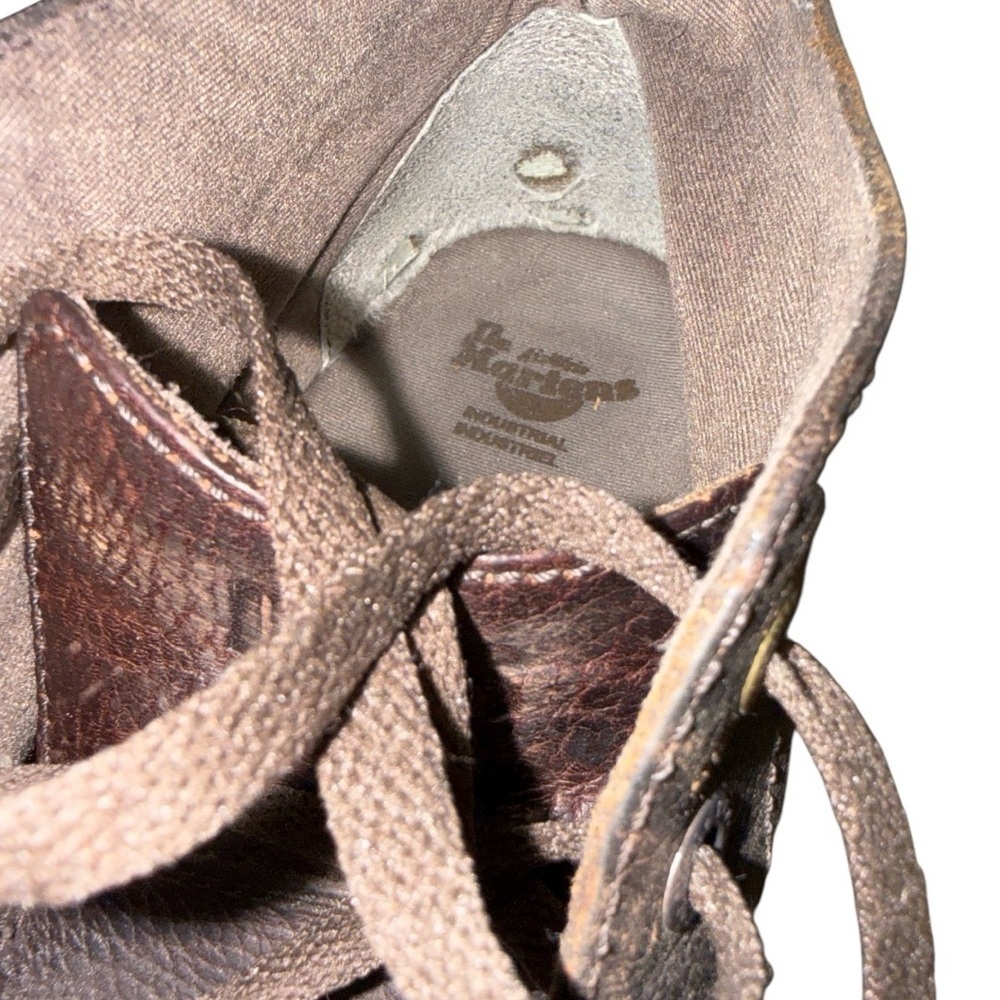 Dr. Martens Sussex Industrial Brown Leather Boots - Picture 8 of 8